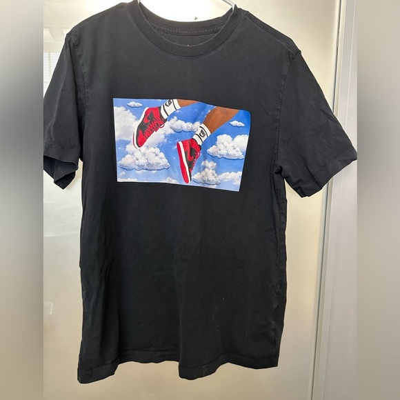 Nike Air Jordan Black Flight Essentials T Shirt Size Medium - Picture 1 of 3